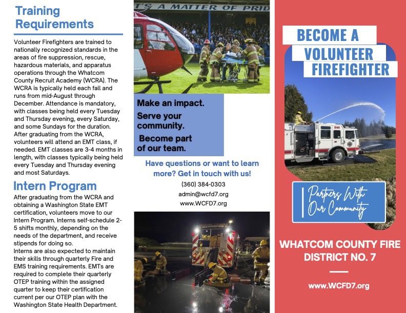 2026 Volunteer FF Brochure