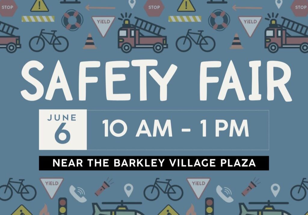 2026 Barkley Village Safety Fair Flyer